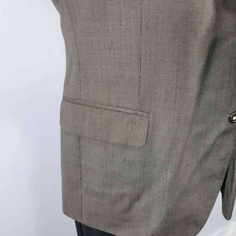 JOS A BANK Men's Sport Coat Blazer Two Button Brown Wool Size‎ 44S